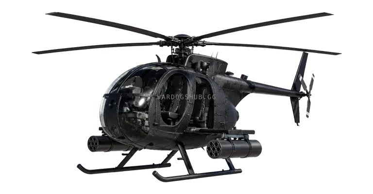 AH-6M [MINIGUNS] vehicle render recorded from the WARDOGS Alpha