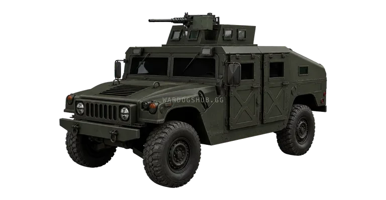 HUMVEE vehicle render recorded from the WARDOGS Alpha