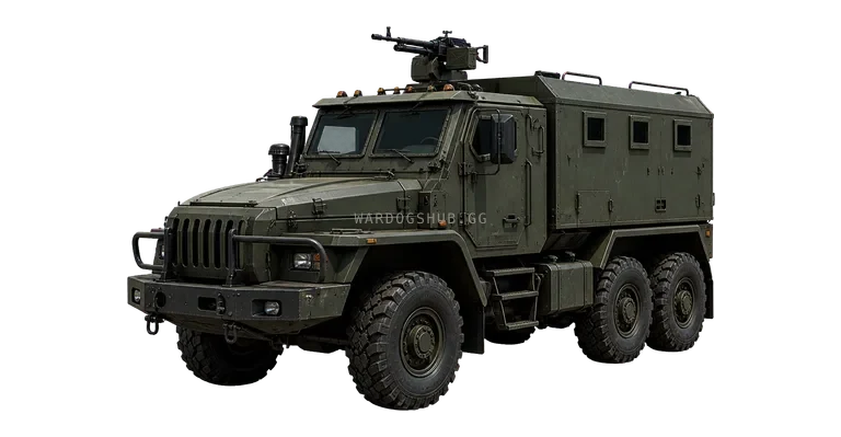URAL DEFENDER [M249] vehicle render recorded from the WARDOGS Alpha