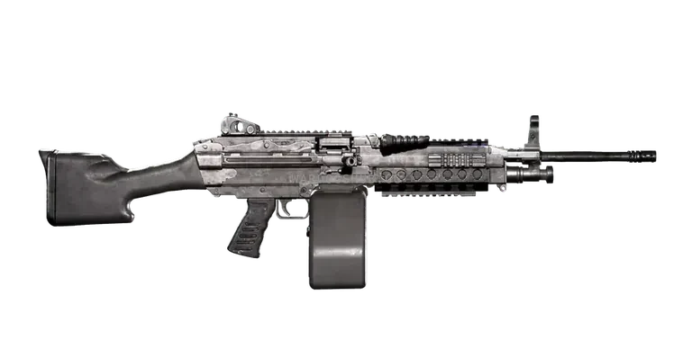 M249 SAW vendor render recorded from the WARDOGS Alpha